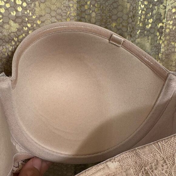 Torrid Bombshell Everyday Strapless Bra Nude Tan 40C - Picture 5 of 8